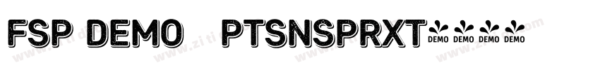 FSP DEMO   PTSnsPrxt字体转换